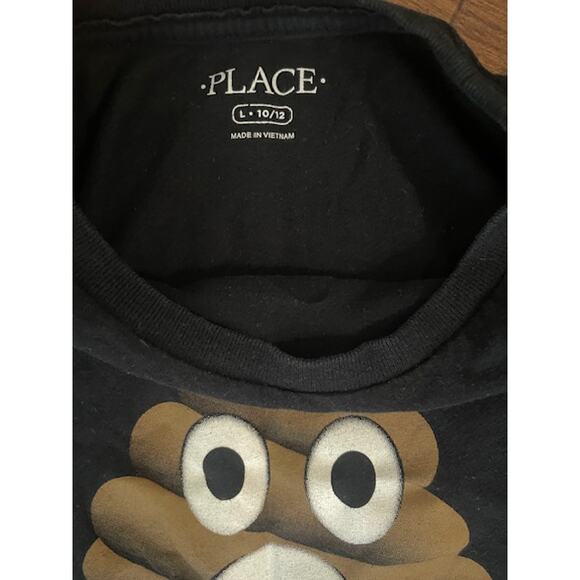 Children’s Place Boys Graphic T-Shirt Size L (10/12) – Funny Emoji #Homework Tee - Picture 3 of 3